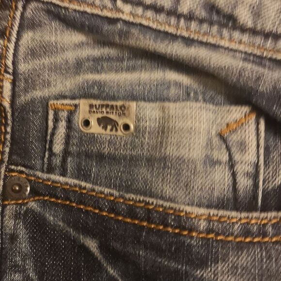 Buffalo David Bitton Black Wash Men Jeans 30×34 - Picture 5 of 15